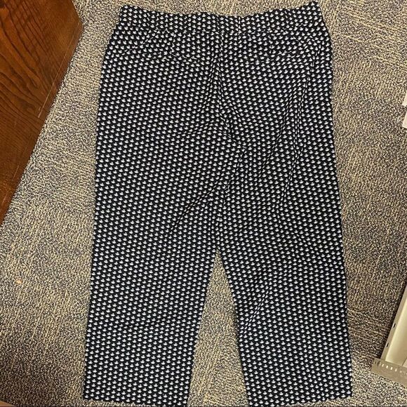 Isaac mizrahi Live black and pink patterned flat front dress pants - Picture 7 of 7